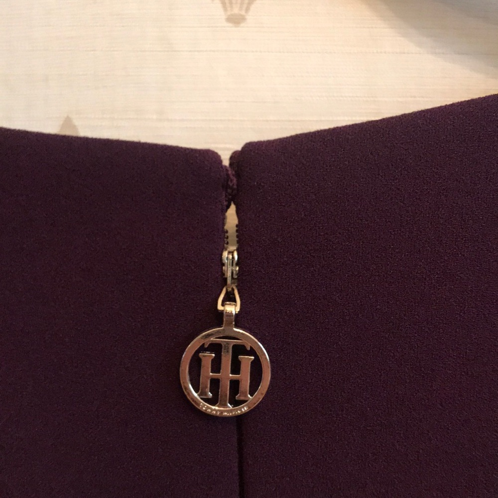 Tommy Hilfiger burgundy dress - Picture 4 of 5